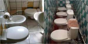 10 Penampakan Aneh Toilet yang Bikin Garuk Kepala, Mending Cari Tempat Lain!