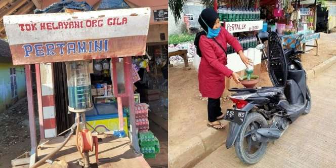 Kocak, 12 Tulisan di Pom Bensin Ini Bikin Geleng Kepala
