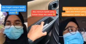 Terlanjur Kecewa Temukan Lipstik Asing di Mobil Suami, Endingnya Bikin Ngakak