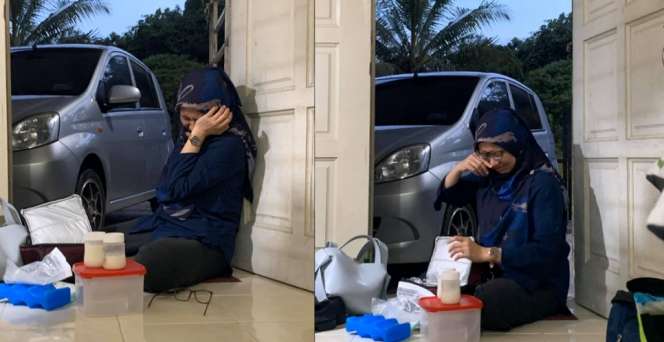 Kisah Sedih Ibu Menyusui Menangis Usai Menumpahkan Stok ASI