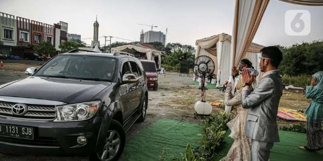 Pesta Nikah di Bekasi Harus Digelar Drive Thru