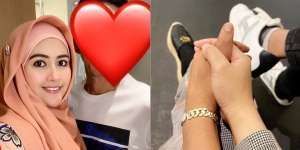 7 Potret Mesra Meggy Wulandari dan Suami Baru, Wajahnya Mirip Kiwil?