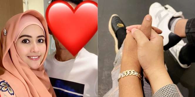 7 Potret Mesra Meggy Wulandari dan Suami Baru, Wajahnya Mirip Kiwil?
