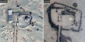 Terkuak! Foto Satelit Diduga Bukti China Hancurkan Masjid di Xinjiang