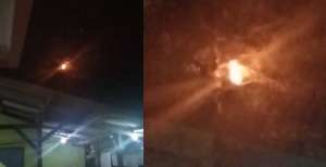 Viral Bola Api Meliuk-liuk di Atas Rumah Warga, Ramai Disebut Santet Banaspati