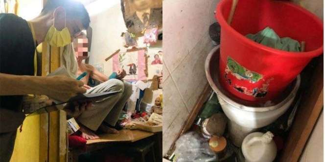 Disebutnya Rumah, Kakek Malang Ini Bertahun-tahun Tinggal di Toilet