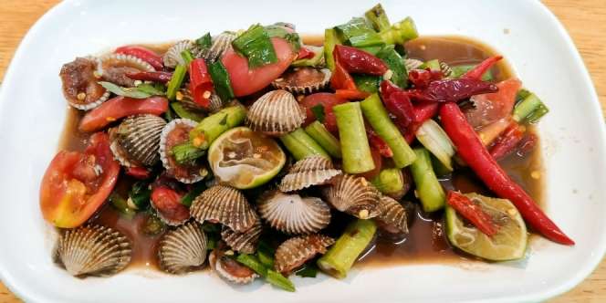 Kerang Dara Asam Pedas, Sedapnya Bikin Ketagihan