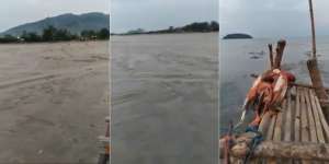 Kondisi Terkini Pantai di Jepara yang Heboh Mendadak Surut Sampai Tengah Laut