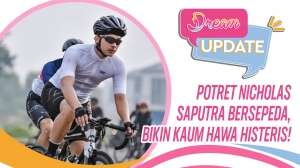 Potret Nicholas Saputra Bersepeda, Bikin Kaum Hawa Histeris!