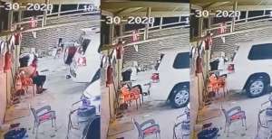 Video Kejadian Sepersekian Detik Sebelum Mobil Menabrak Dinding