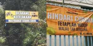 Ngakak, Begini 12 Potret Spanduk di Kompleks yang Bikin Enggak Berhenti Ketawa