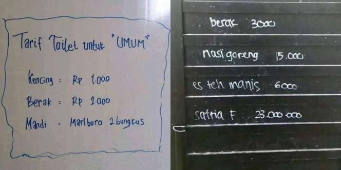 10 Tarif Jasa di Tempat Umum Ini Enggak Masuk Akal, Bikin Mikir Keras