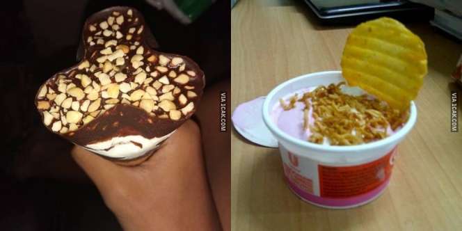 7 Bentuk Es Krim yang Bikin Kesal tapi Sayang Kalau Tak Dimakan