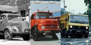 Penampakan Truk Mercedes di Indonesia Sepanjang 50 Tahun Terakhir