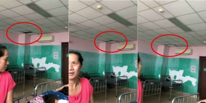 Viral Video Plafon RS Bergerak Sendiri, Emak-Emak yang Jaga Anak Ketakutan