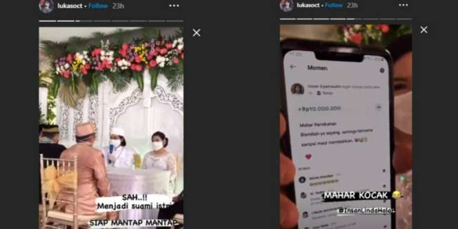 Viral Mahar Pernikahan Anak Milenial, Mempelai Dipinang Saldo Gopay Rp10 Juta