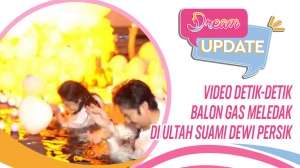 Video Detik-detik Balon Gas Meledak di Ultah Suami Dewi Persik