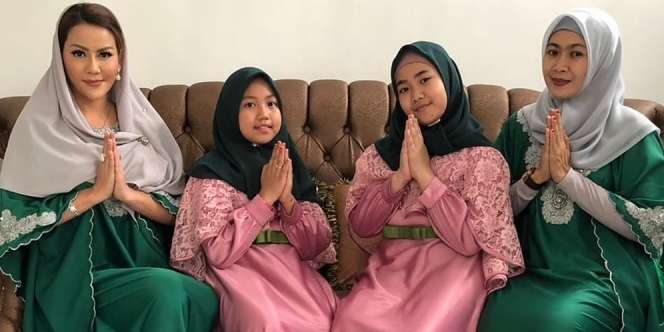 Ajukan Gugatan Cerai, Inilah 7 Potret Akur Nita Thalia, Suami, dan Istri Pertama