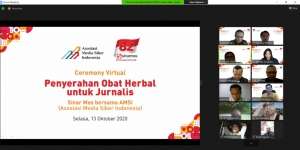 Andalkan Informasi Akurat Jurnalis Media Siber, Sinar Mas Donasi Obat Herbal