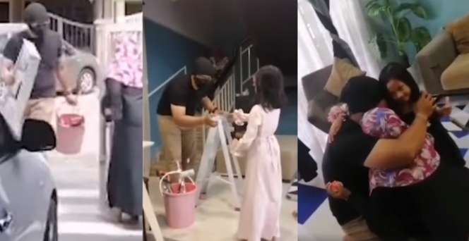 Terpisah 7 Bulan Karena Corona, Ayah Menyamar Jadi Tukang AC Buat Beri Kejutan