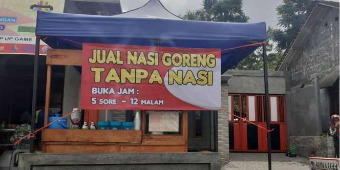 Ada yang Jual Nasi Goreng Tanpa Nasi, Kok Bisa?