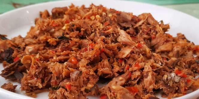 Cakalang Suwir Pedas, Lauk Mantap untuk Makan Siang