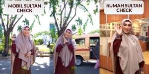 Ngakak! Hijaber Cantik Parodi Pamer Rumah dan Mobil Sultan