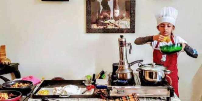 Rekor, Bocah 10 Tahun Masak 33 Menu dalam 1 Jam
