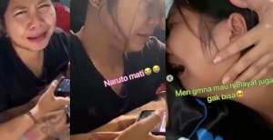 Gadis Ini Nangis Kejer dengar Kabar Naruto Mati: Mau Melayat Juga Enggak Bisa