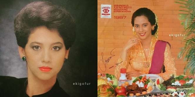 10 Potret Lawas Meriam Bellina, Jadi Model Kalender Jadul