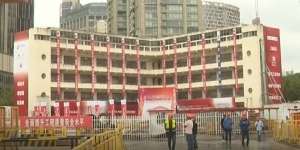 Keren! China Pindahkan Gedung dengan Cara Digeser