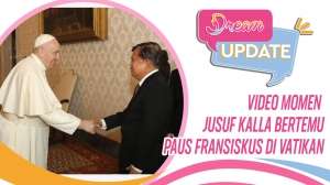 Video Momen Jusuf Kalla Bertemu Paus Fransiskus di Vatikan