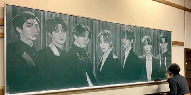 Enggak Ada Tandingan! Guru Lukis Ini Bikin K-Popers Kagum