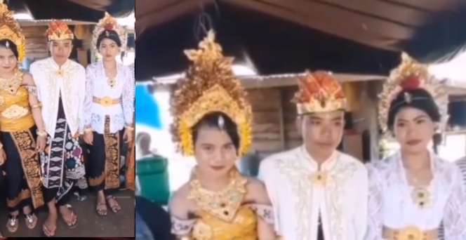 Heboh Video Pemuda Nikahi Dua Pacarnya Sekaligus