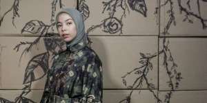 Sriwijaya, Kreasi Hijab Jumputan Palembang Karya Ayu Diah Andari