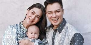 Baim Wong Unggah Potret Kiano Pakai Koyo, Warganet Malah Gemes