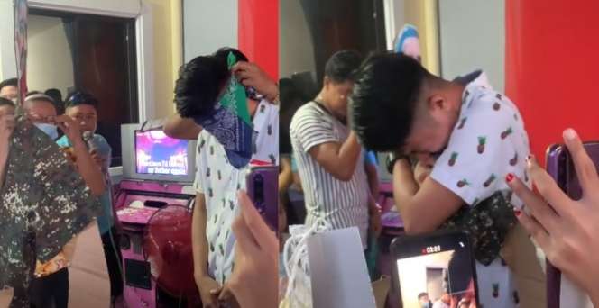 Momen Haru Pemuda 'Dipertemukan' Kembali dengan Ayah di Hari Ulang Tahun