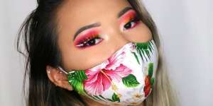 Padu Padan Masker dan Makeup Unik Bikin Penampilan Makin Kece