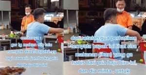 Cerita Sedih Bapak Penjual Jambu Minta Makanan Sisa