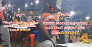 Sambil Bawa Anak Sedang Sakit, Istri Labrak Suami Makan Bareng Pelakor