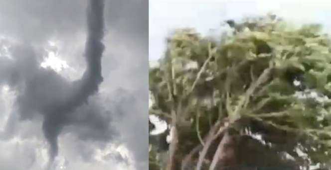 Video Detik-Detik Terbentuknya Angin Puting Beliung yang Terjang Gunung Kidul
