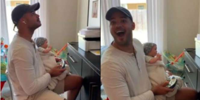 Sibuk Main Game, Ayah Tak Sadar Pangku Boneka