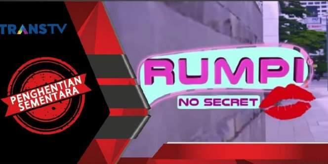 KPI Hentikan Tayangan Rumpi No Secret, Ini Penyebabnya