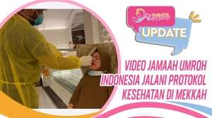 VIDEO: Jemaah Umroh RI Jalani Protokol Kesehatan di Mekah