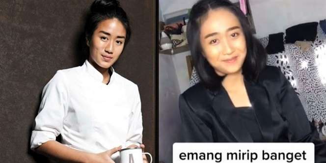 8 Potret `Kembaran` Chef Renatta yang Viral di Tiktok, Bak Pinang Dibelah Dua