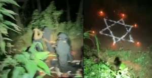 Viral! Ritual Mirip Pengabdi Setan di Hutan Angker