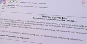 Heboh Nasi Goreng Sultan, 1 Porsi Seharga Rp1 Juta