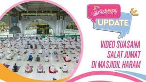 Video Suasana Sholat Jumat di Masjidil Haram Usai Umroh Dibuka