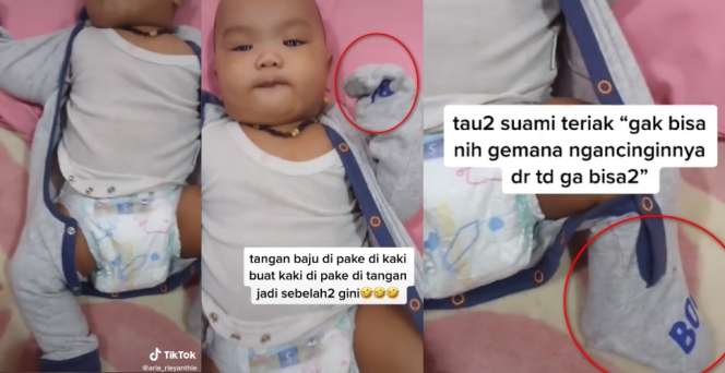 Istri Kapok Titip Anak ke Suami, Pakaikan Baju Terbalik, Bikin Emosi