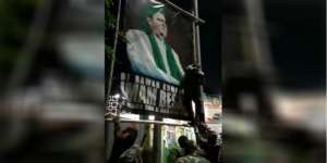 Heboh Video Baliho Habib Rizieq Diturunkan 'Pasukan Loreng', Ini Kata TNI